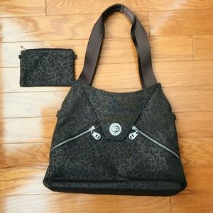 BAGGALLINI BROWN ANIMAL PRINT SATCHEL 💗